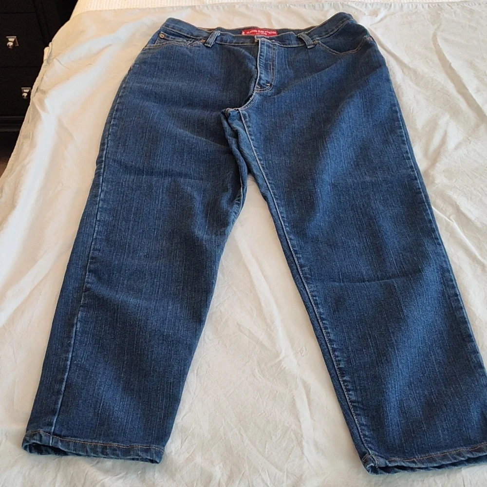 Levi's Classic Slim Tapered Stretch 512 Jeans Size 16S Dark Wash Casual Western - Picture 3 of 13